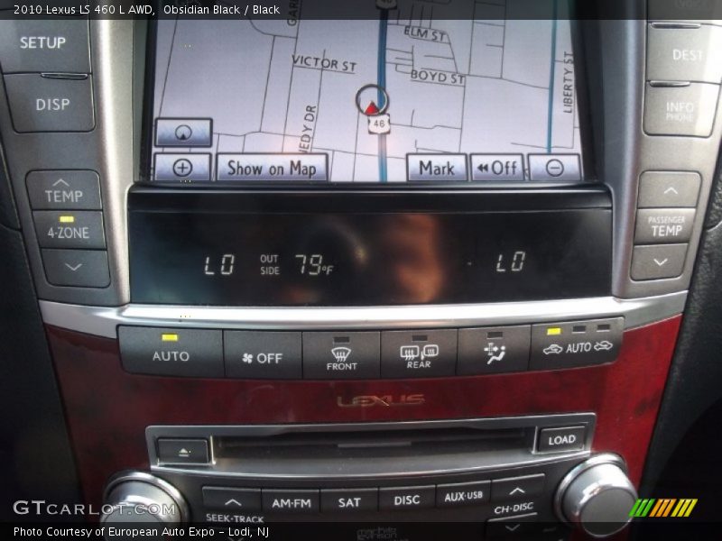 Obsidian Black / Black 2010 Lexus LS 460 L AWD