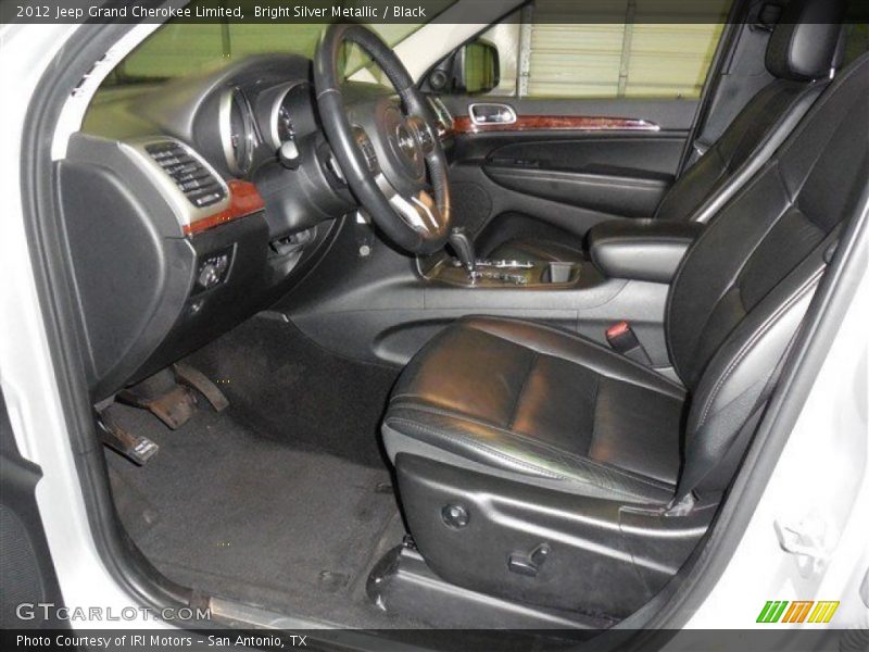 Bright Silver Metallic / Black 2012 Jeep Grand Cherokee Limited