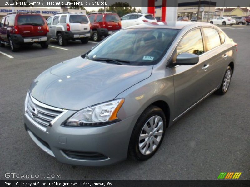 Magnetic Gray Metallic / Charcoal 2013 Nissan Sentra S