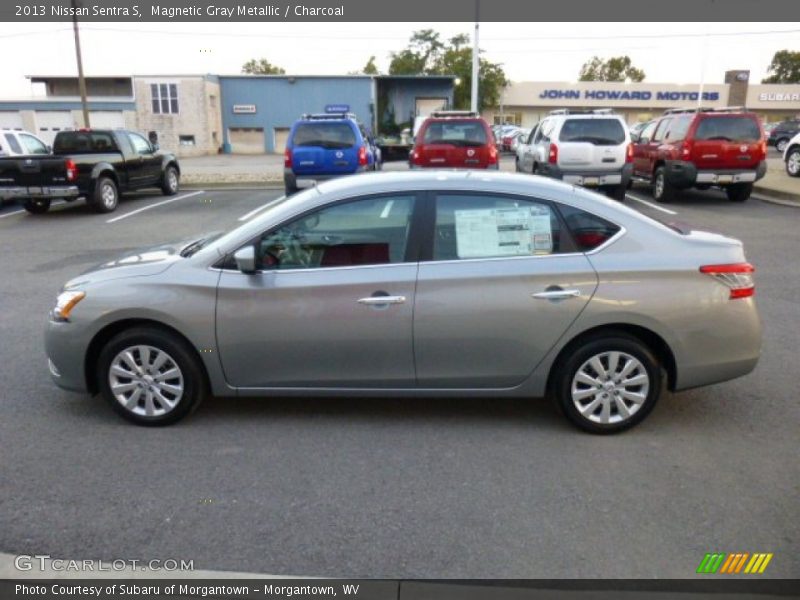 Magnetic Gray Metallic / Charcoal 2013 Nissan Sentra S