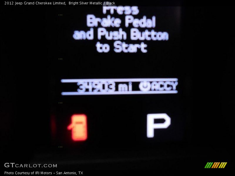 Bright Silver Metallic / Black 2012 Jeep Grand Cherokee Limited