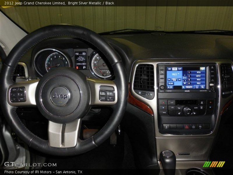 Bright Silver Metallic / Black 2012 Jeep Grand Cherokee Limited