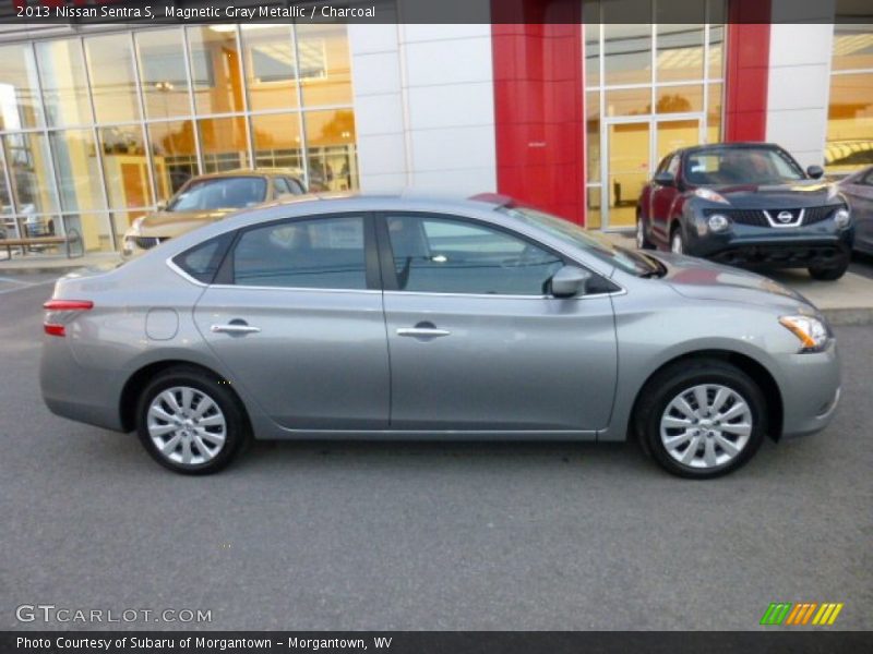 Magnetic Gray Metallic / Charcoal 2013 Nissan Sentra S