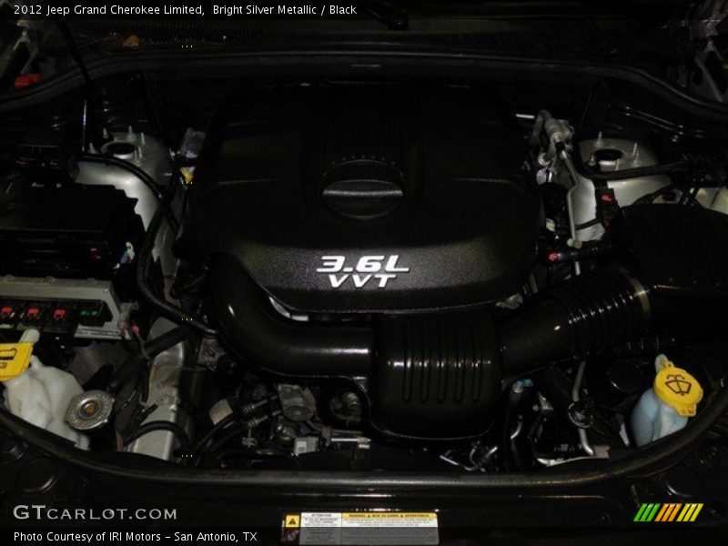 Bright Silver Metallic / Black 2012 Jeep Grand Cherokee Limited