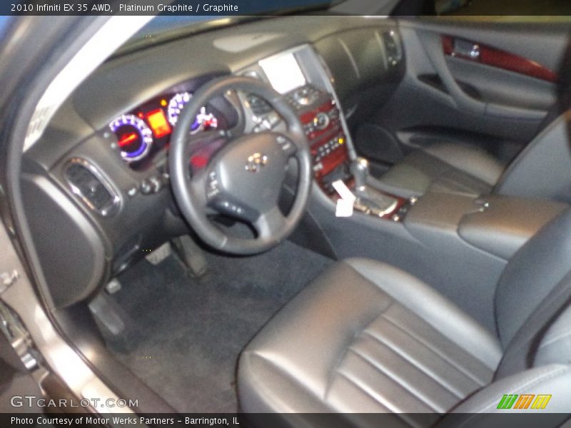 Platinum Graphite / Graphite 2010 Infiniti EX 35 AWD