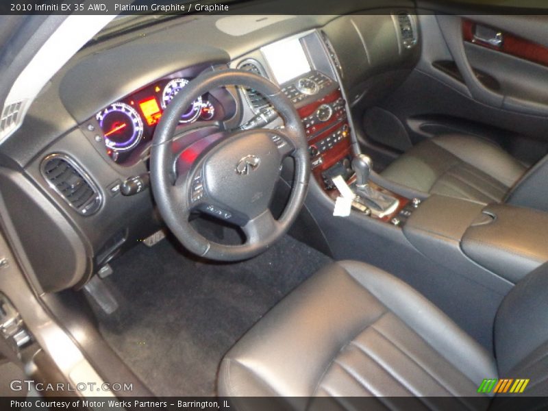 Platinum Graphite / Graphite 2010 Infiniti EX 35 AWD