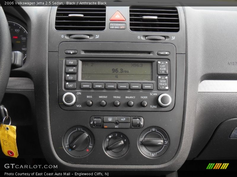 Black / Anthracite Black 2006 Volkswagen Jetta 2.5 Sedan