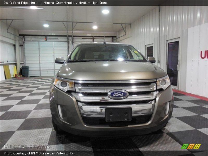 Mineral Gray Metallic / Medium Light Stone 2013 Ford Edge Limited