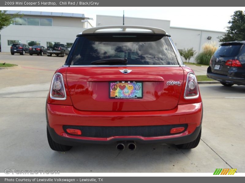 Chili Red / Black/Grey 2009 Mini Cooper S Hardtop