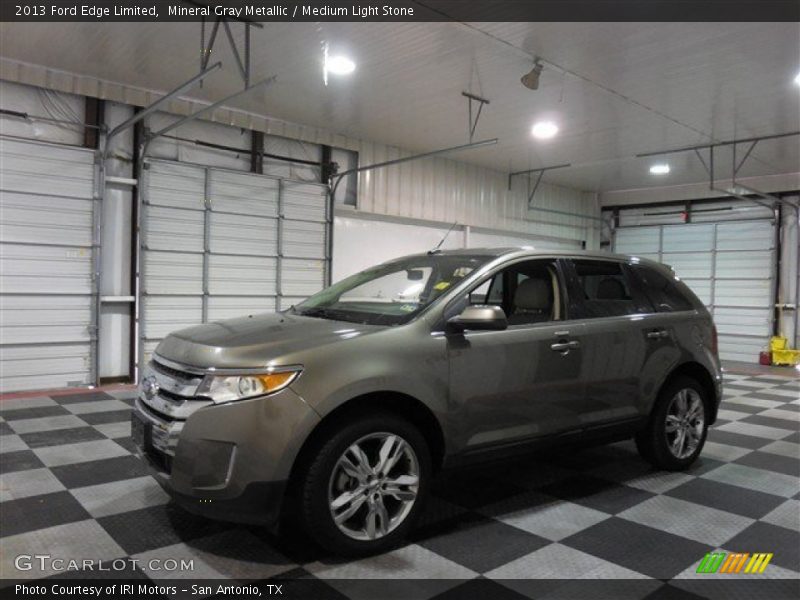 Mineral Gray Metallic / Medium Light Stone 2013 Ford Edge Limited