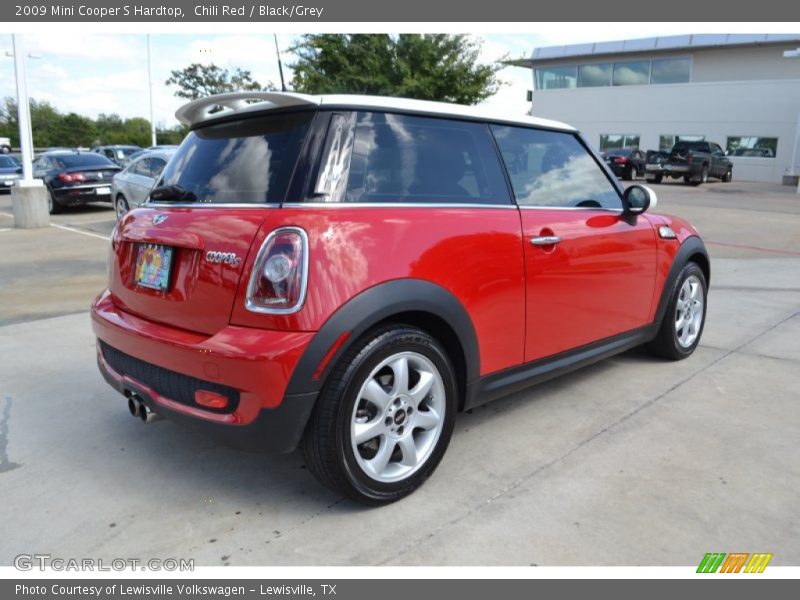 Chili Red / Black/Grey 2009 Mini Cooper S Hardtop