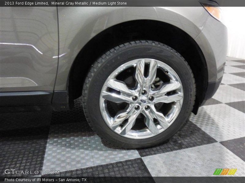 Mineral Gray Metallic / Medium Light Stone 2013 Ford Edge Limited