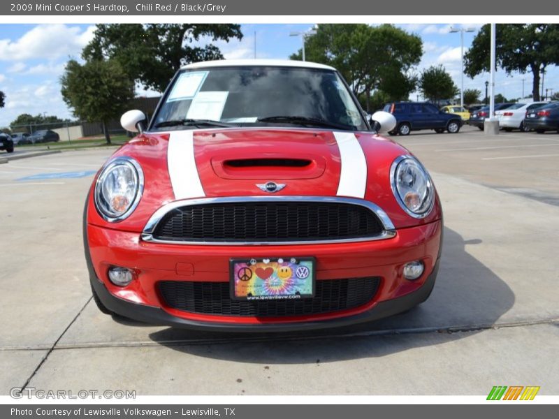 Chili Red / Black/Grey 2009 Mini Cooper S Hardtop