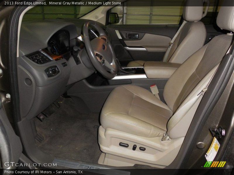 Mineral Gray Metallic / Medium Light Stone 2013 Ford Edge Limited
