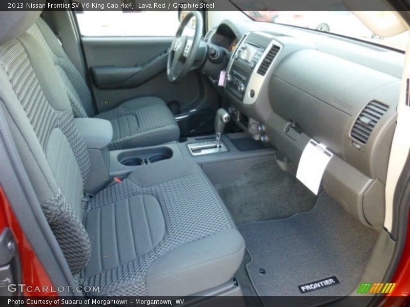 Lava Red / Graphite Steel 2013 Nissan Frontier SV V6 King Cab 4x4
