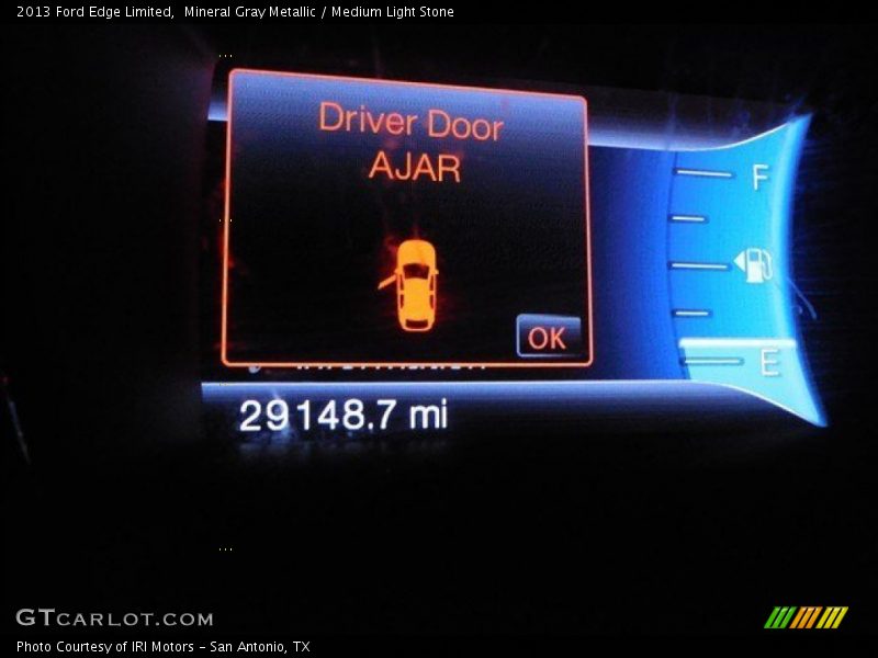 Mineral Gray Metallic / Medium Light Stone 2013 Ford Edge Limited