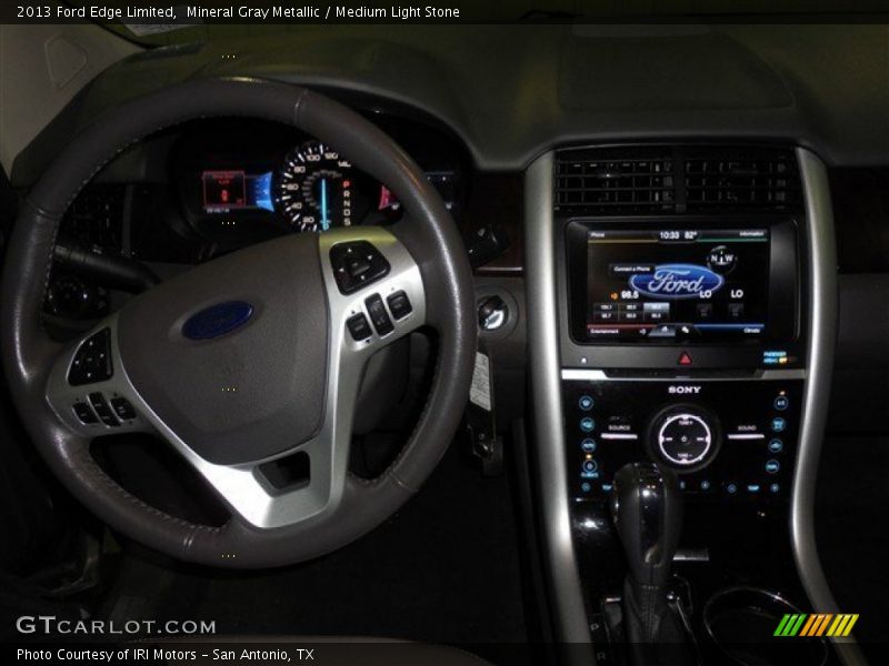 Mineral Gray Metallic / Medium Light Stone 2013 Ford Edge Limited