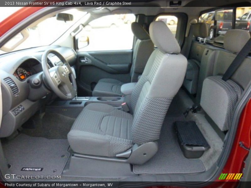 Lava Red / Graphite Steel 2013 Nissan Frontier SV V6 King Cab 4x4