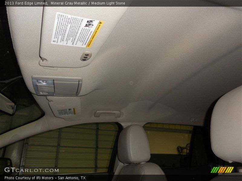 Mineral Gray Metallic / Medium Light Stone 2013 Ford Edge Limited