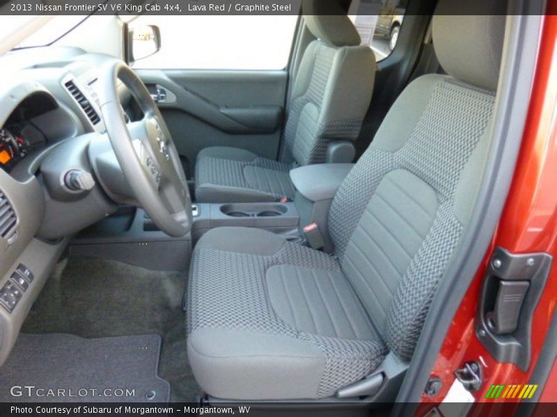 Lava Red / Graphite Steel 2013 Nissan Frontier SV V6 King Cab 4x4