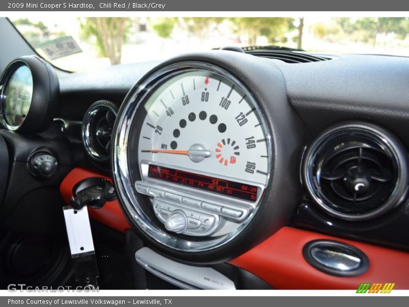 Chili Red / Black/Grey 2009 Mini Cooper S Hardtop