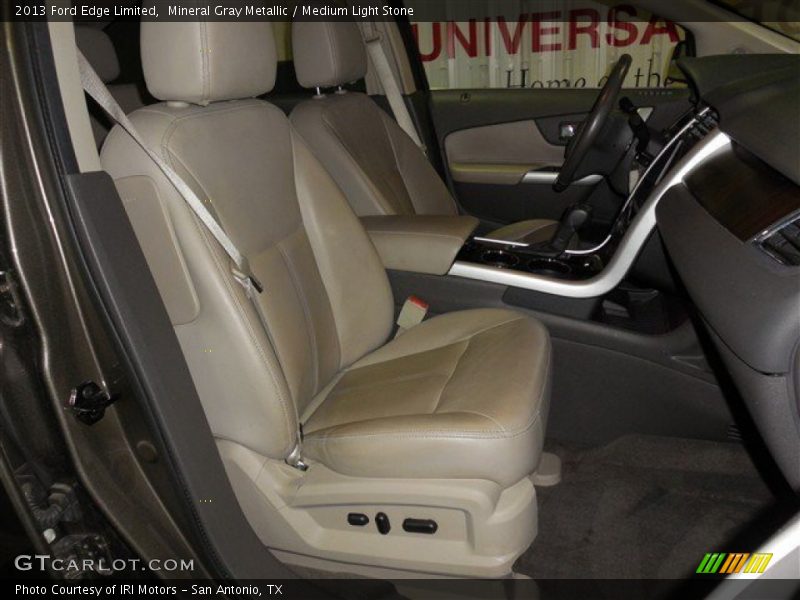 Mineral Gray Metallic / Medium Light Stone 2013 Ford Edge Limited