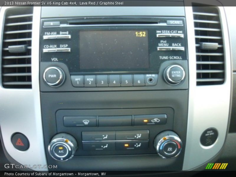 Lava Red / Graphite Steel 2013 Nissan Frontier SV V6 King Cab 4x4
