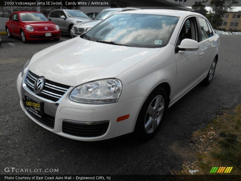 Candy White / Anthracite 2009 Volkswagen Jetta SE Sedan