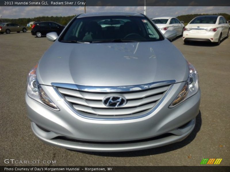 Radiant Silver / Gray 2013 Hyundai Sonata GLS