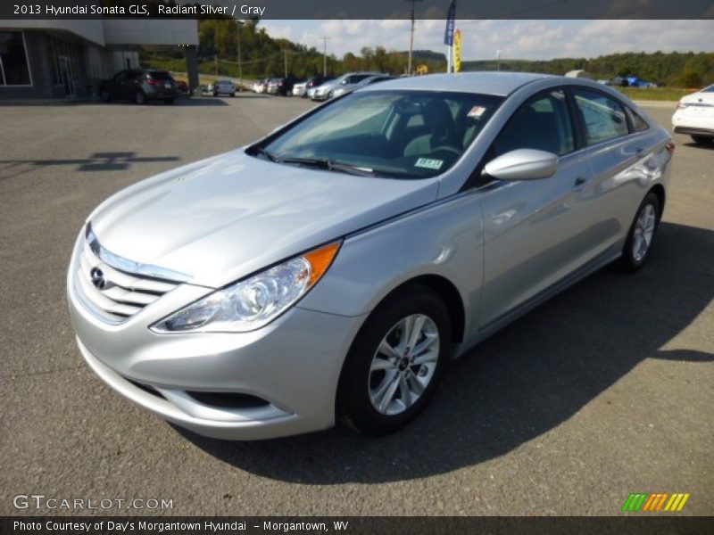 Radiant Silver / Gray 2013 Hyundai Sonata GLS