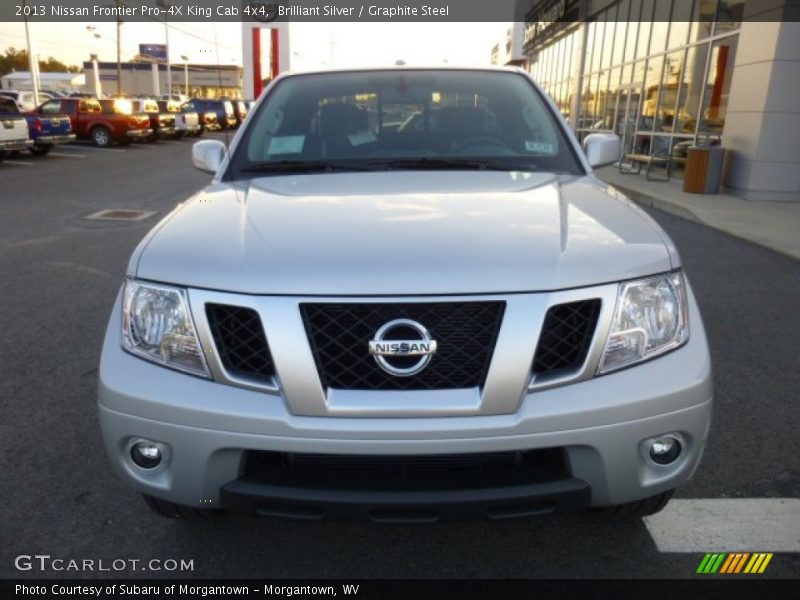Brilliant Silver / Graphite Steel 2013 Nissan Frontier Pro-4X King Cab 4x4