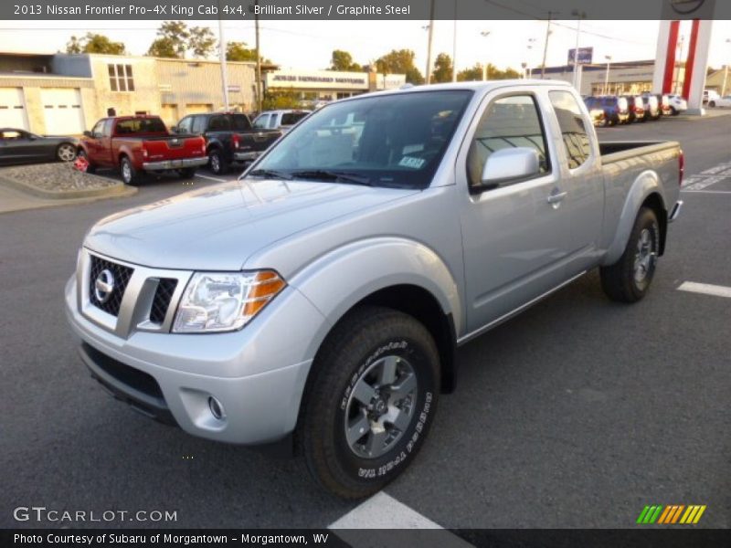 Brilliant Silver / Graphite Steel 2013 Nissan Frontier Pro-4X King Cab 4x4