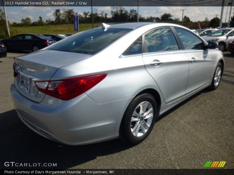 Radiant Silver / Gray 2013 Hyundai Sonata GLS