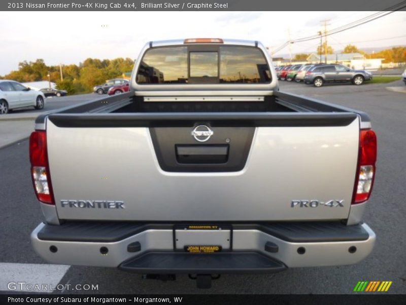 Brilliant Silver / Graphite Steel 2013 Nissan Frontier Pro-4X King Cab 4x4