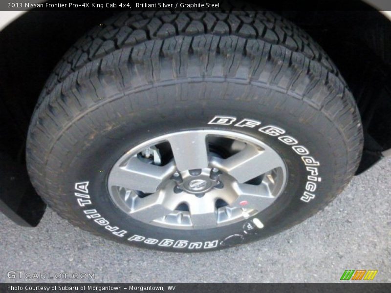 Brilliant Silver / Graphite Steel 2013 Nissan Frontier Pro-4X King Cab 4x4