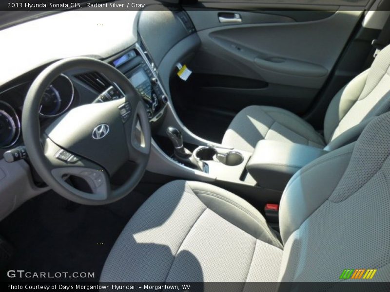 Radiant Silver / Gray 2013 Hyundai Sonata GLS