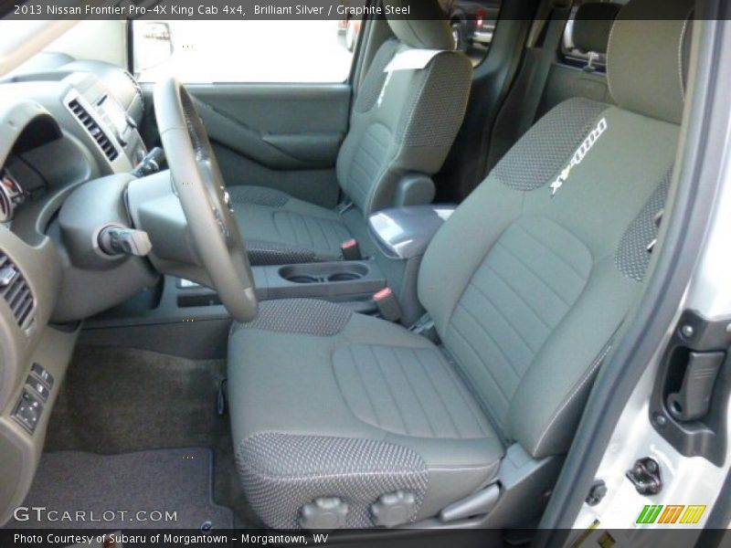 Brilliant Silver / Graphite Steel 2013 Nissan Frontier Pro-4X King Cab 4x4