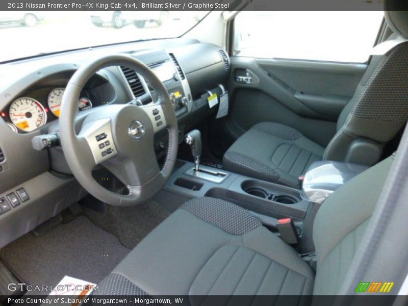 Brilliant Silver / Graphite Steel 2013 Nissan Frontier Pro-4X King Cab 4x4