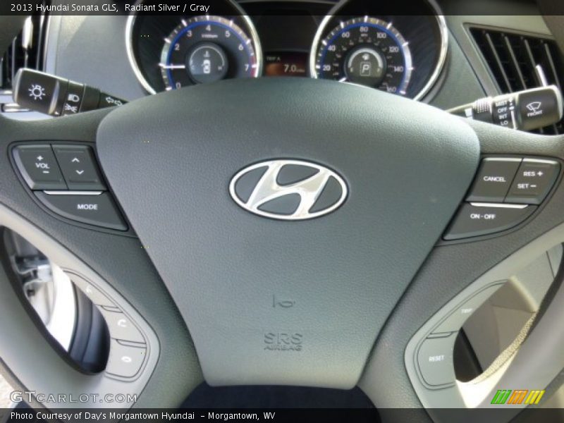 Radiant Silver / Gray 2013 Hyundai Sonata GLS