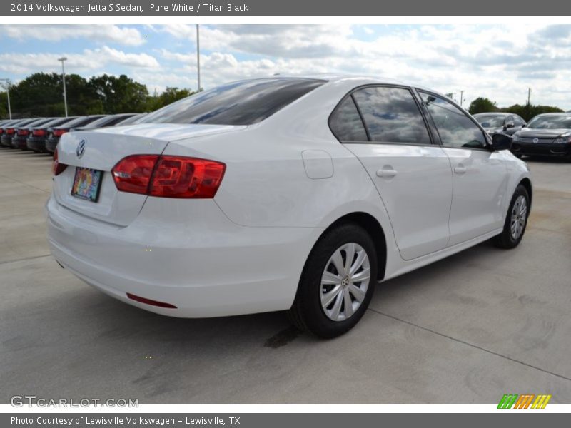 Pure White / Titan Black 2014 Volkswagen Jetta S Sedan