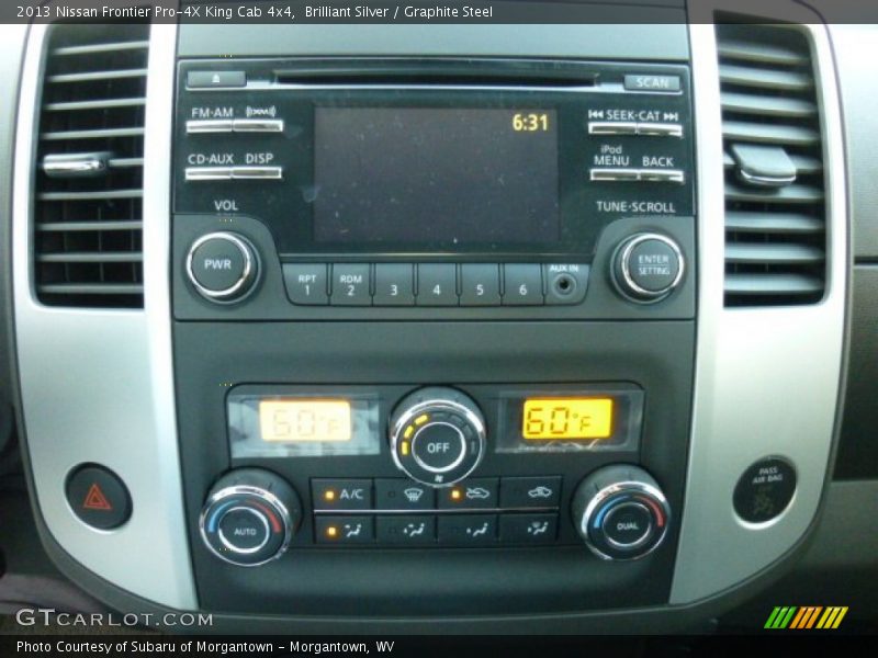 Brilliant Silver / Graphite Steel 2013 Nissan Frontier Pro-4X King Cab 4x4