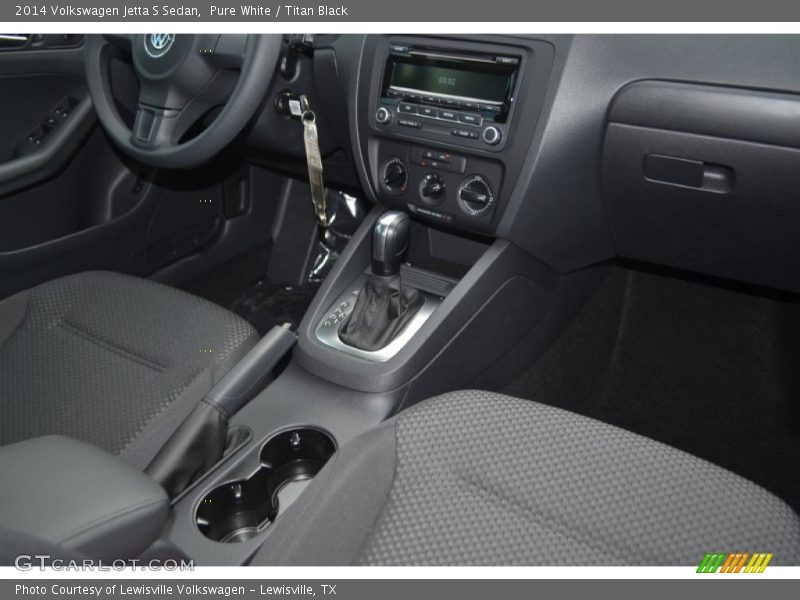 Pure White / Titan Black 2014 Volkswagen Jetta S Sedan