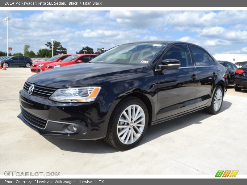 Black / Titan Black 2014 Volkswagen Jetta SEL Sedan