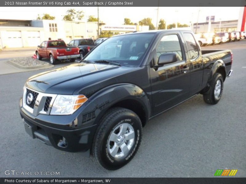 Super Black / Graphite Steel 2013 Nissan Frontier SV V6 King Cab 4x4