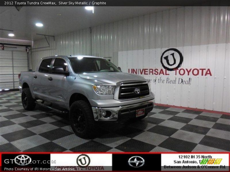 Silver Sky Metallic / Graphite 2012 Toyota Tundra CrewMax