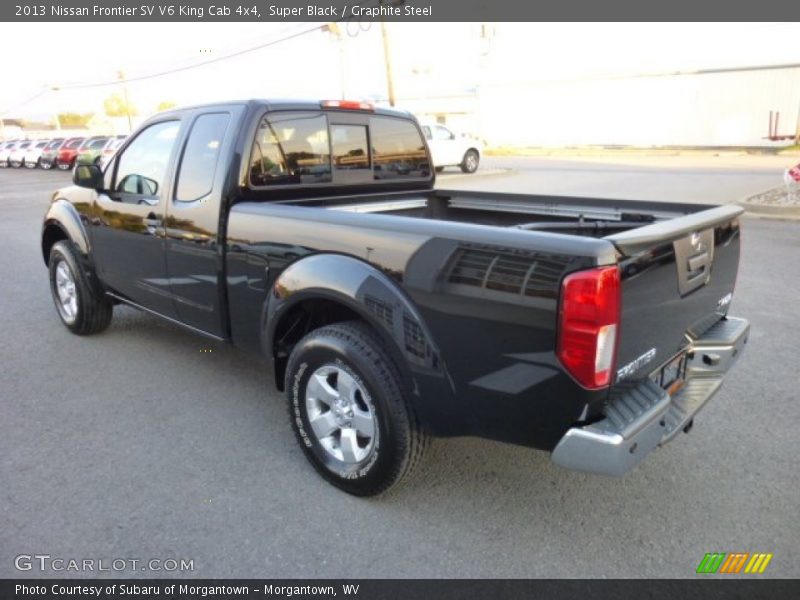 Super Black / Graphite Steel 2013 Nissan Frontier SV V6 King Cab 4x4