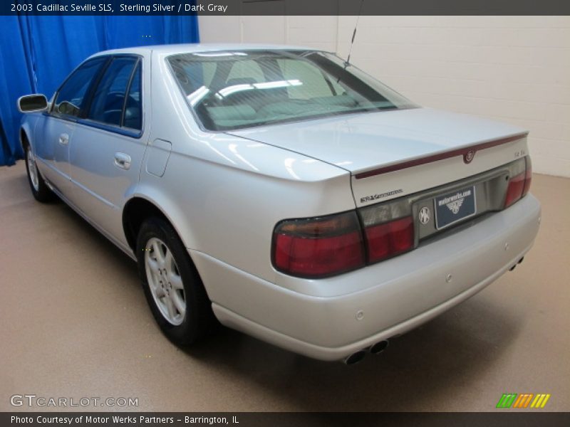 Sterling Silver / Dark Gray 2003 Cadillac Seville SLS