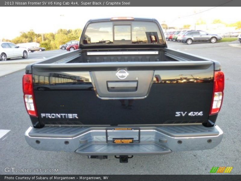Super Black / Graphite Steel 2013 Nissan Frontier SV V6 King Cab 4x4