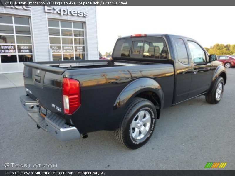 Super Black / Graphite Steel 2013 Nissan Frontier SV V6 King Cab 4x4