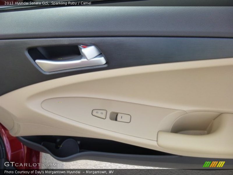 Sparkling Ruby / Camel 2013 Hyundai Sonata GLS